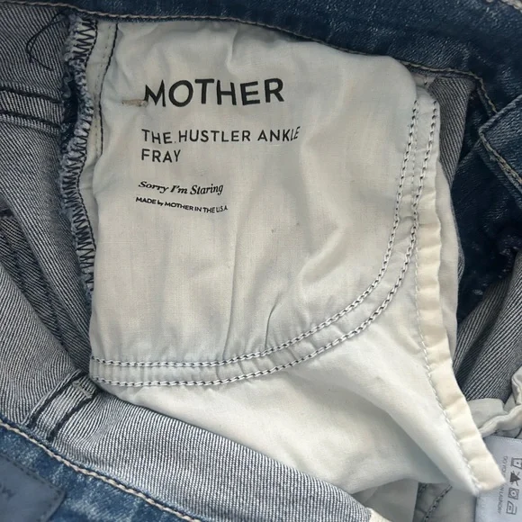 MOTHER The Hustler Ankle Fray - Sorry I'm Staring - Picture 4 of 4
